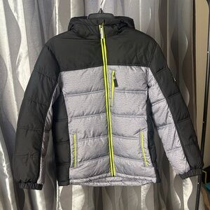 ZeroXposur Black and Gray Kids Puffer Jacket